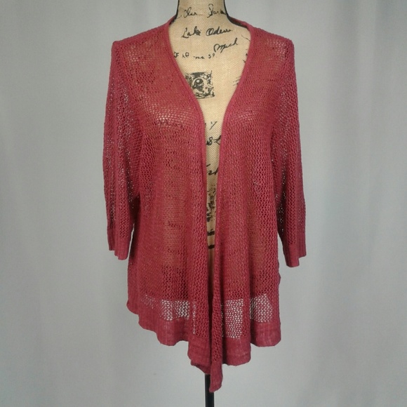 Dress Barn Sweaters - Dress Barn open front knit cardigan 2X